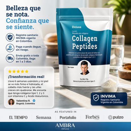 Colágeno Marino en Péptidos (Tipos 1, 2 y 3) | AMBRA Deluxe